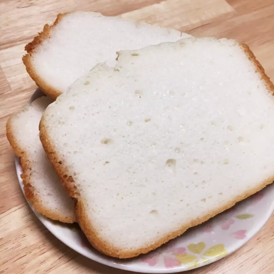 ホームベーカーリー☆米粉100%グルテンフリー食パン♡の画像（引用：cookpad）